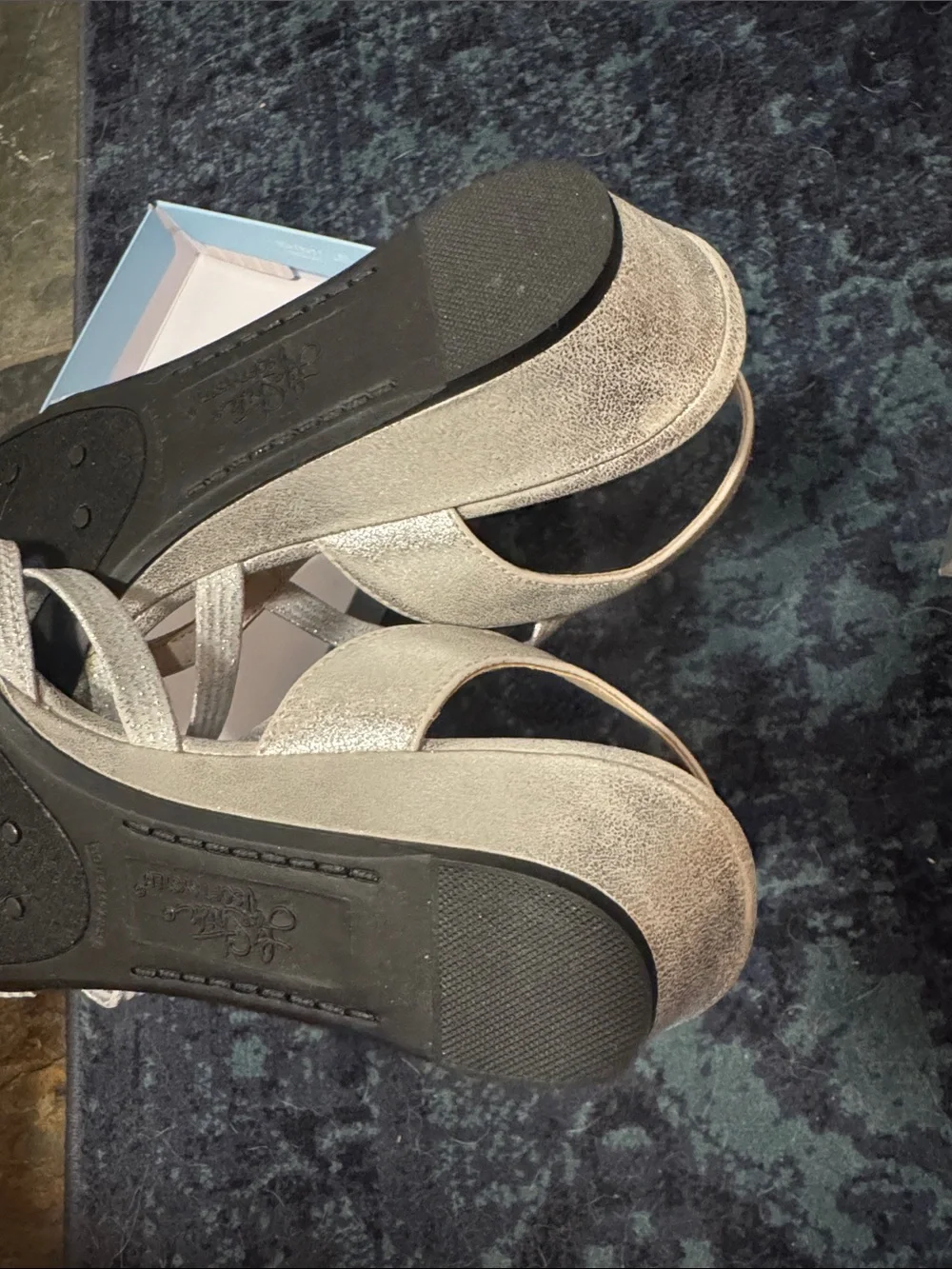 LifeStride Yaya Silver Wedge Sandals - Size 11M NIB NWT - Picture 6 of 6